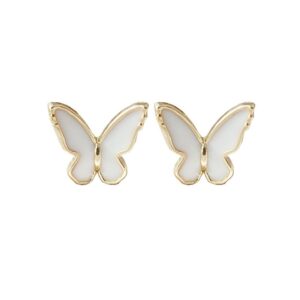 Butterfly earrings studs
