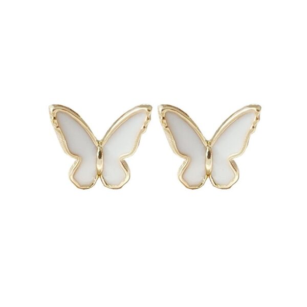 Butterfly earrings studs