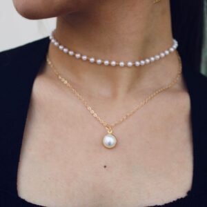 Layered Pearl Pendant for girls from tinklehoops