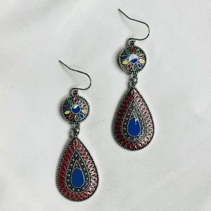 Silver earrings