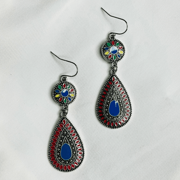 Silver earrings