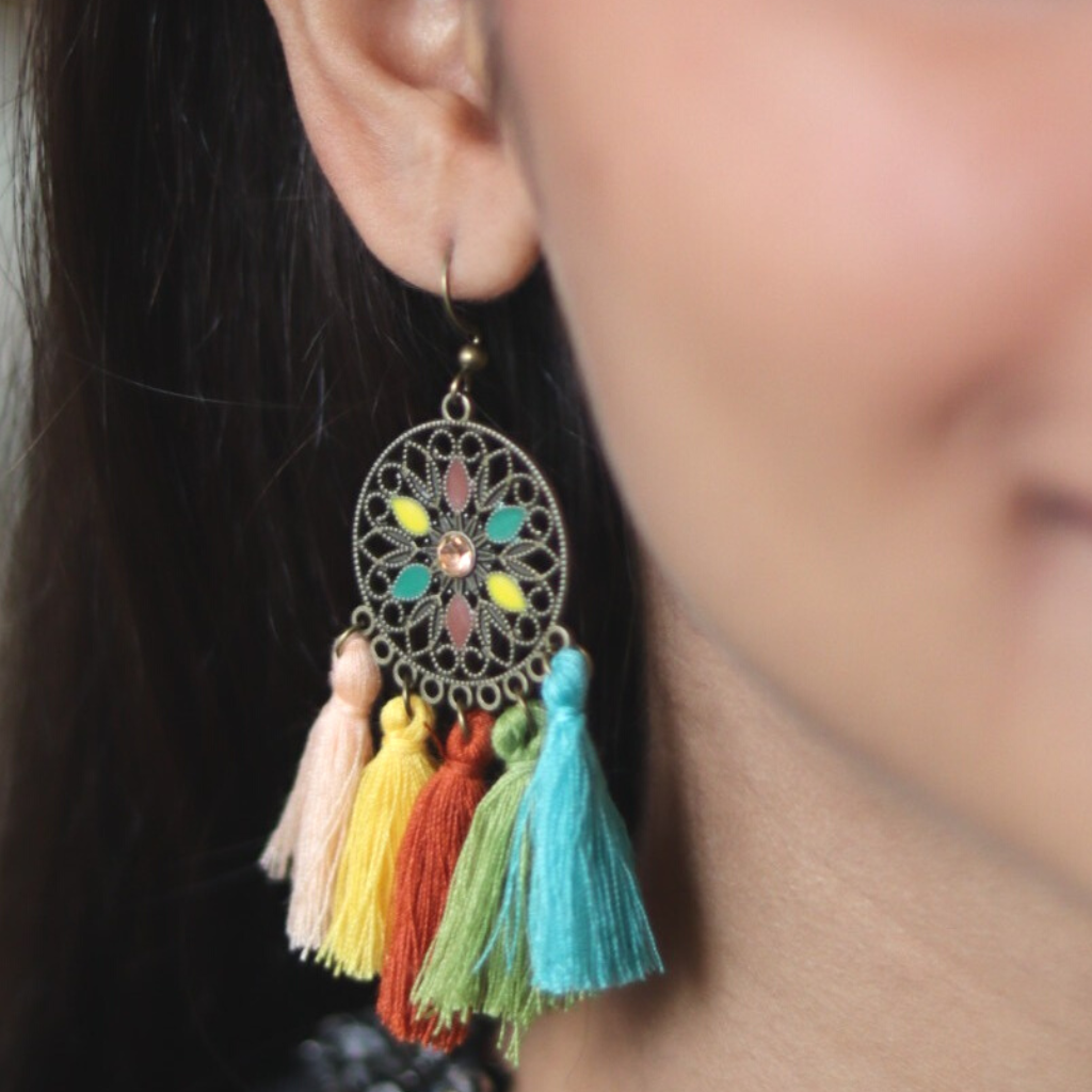 Buy Layered Boho Chic Earrings Boho Earrings Gifts for Her Online in India  - Etsy
