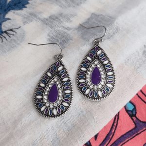 Water drop earrings