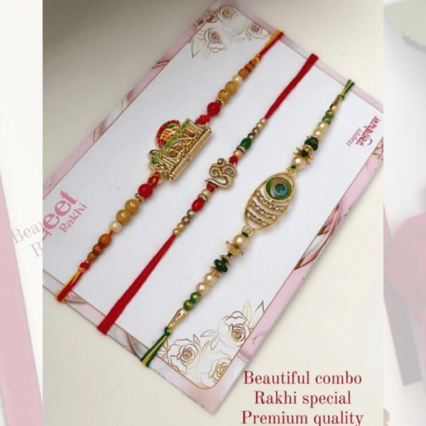 3-Piece Rakhi Set