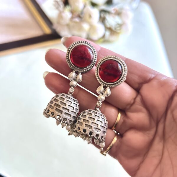 RED JHUMKI