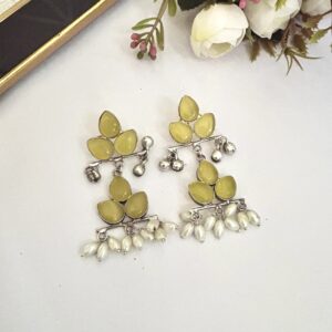 leaves ethnic earrings