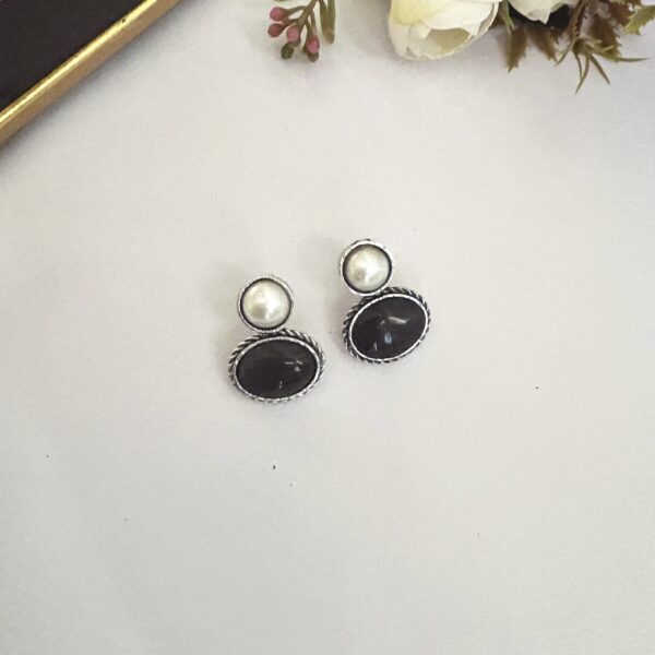 pearl stone earrings