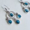 Elegant Blue Bead Earrings Under ₹100 – Stylish & Affordable