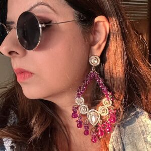 PartyWear Dangler Earrings with Stones