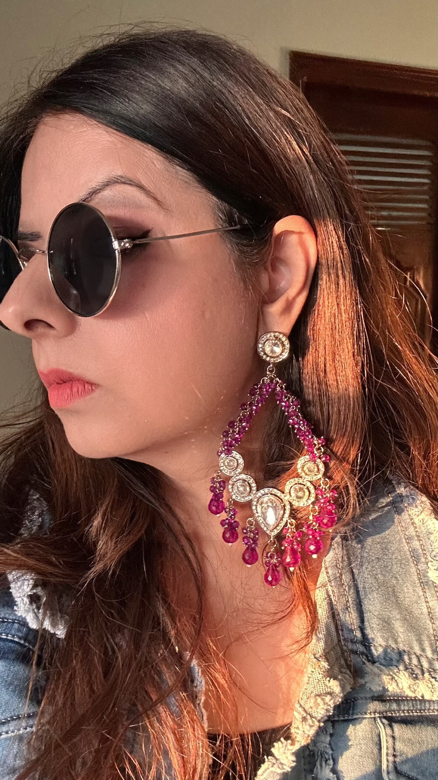 PartyWear Dangler Earrings with Stones